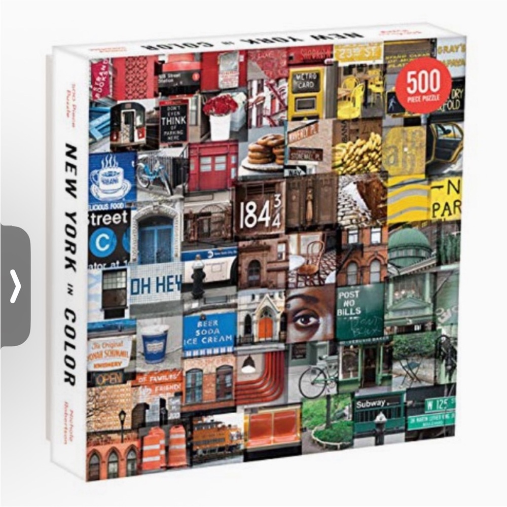 🏙 Galison 500 Pc New York in Color puzzle NEW Sealed
